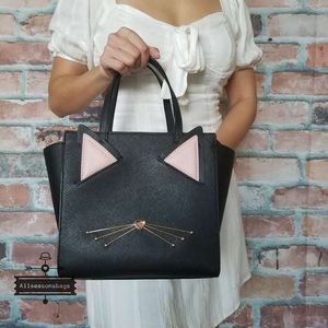 Kate spade small Hayden meow cat jazz crossbody